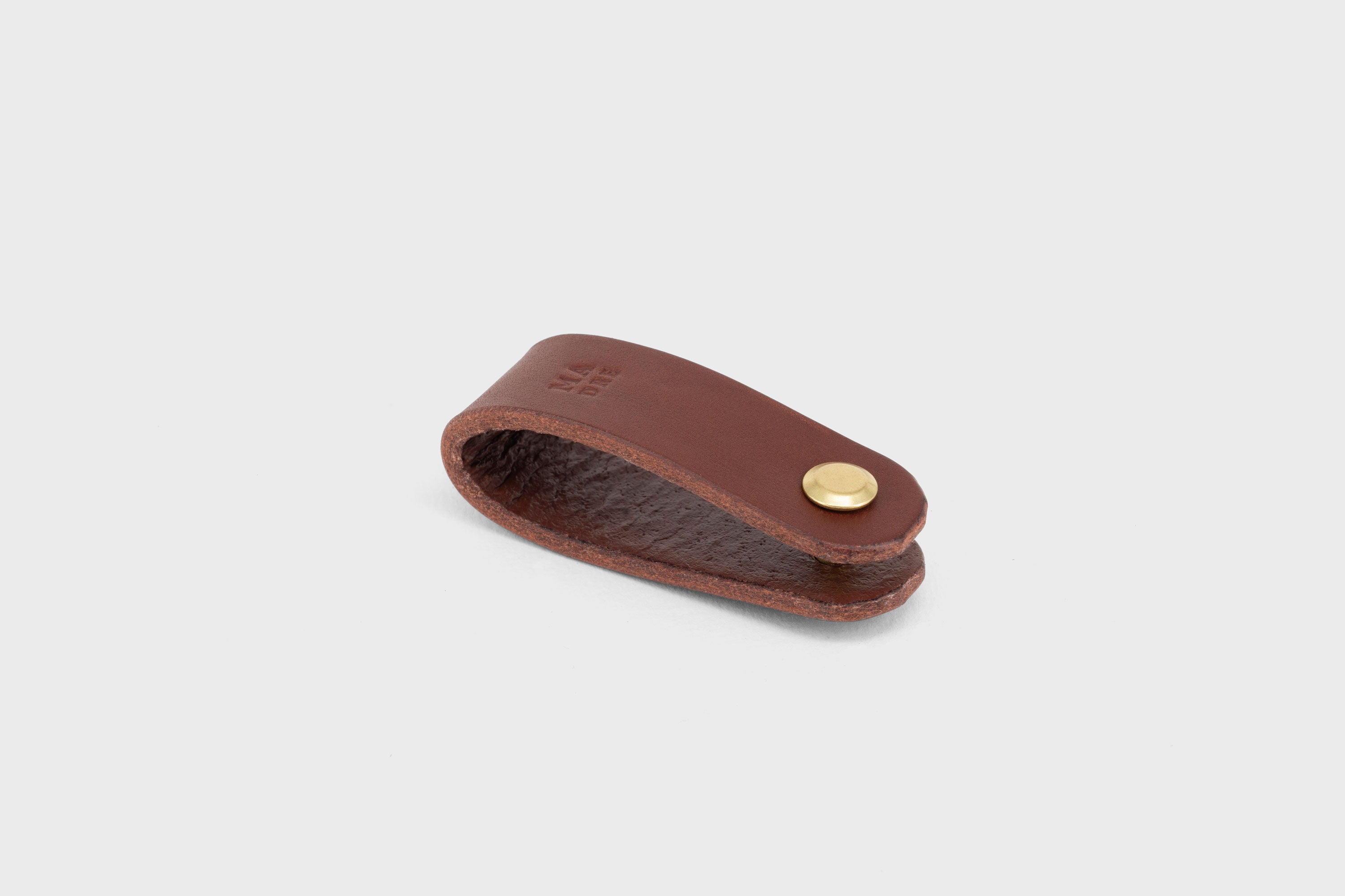 Key Ring Holder Case Dark Brown Leather Minimalist Design Premium Quality Atelier Madre Manuel Dreesmann Barcelona Spain