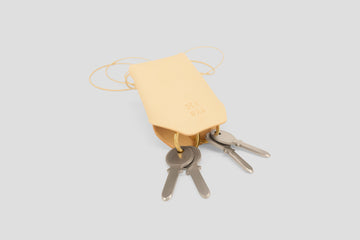 Handmade Real Vachetta Leather Key Bell Clochette Luggage Tag For