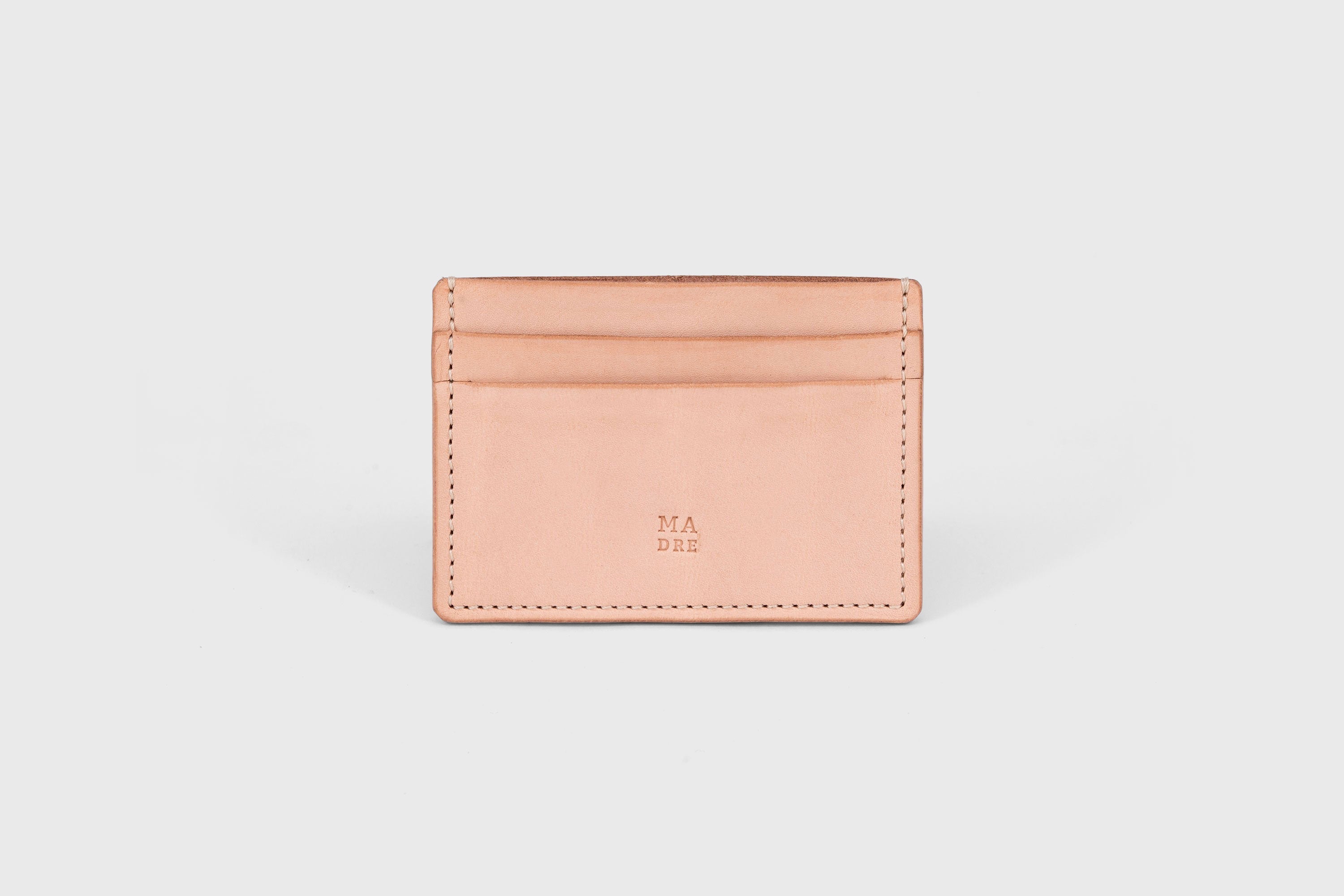 Cartera para tarjetas de cr dito en piel natural