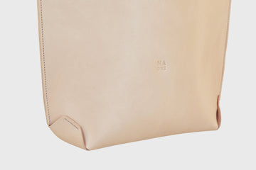 Leather Beige Handbags, Bags