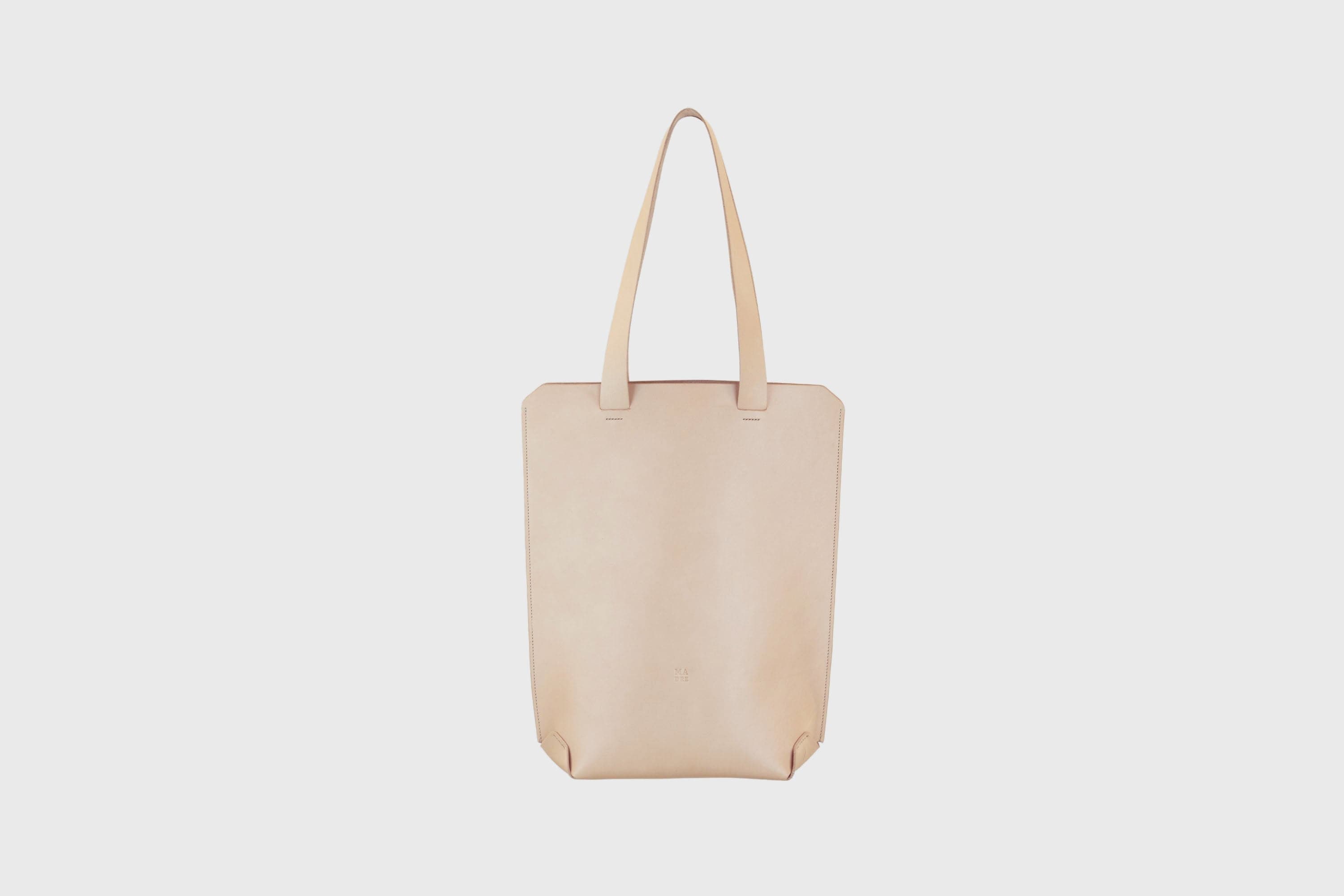 Madewell Medium Transport Leather Tote in Natural