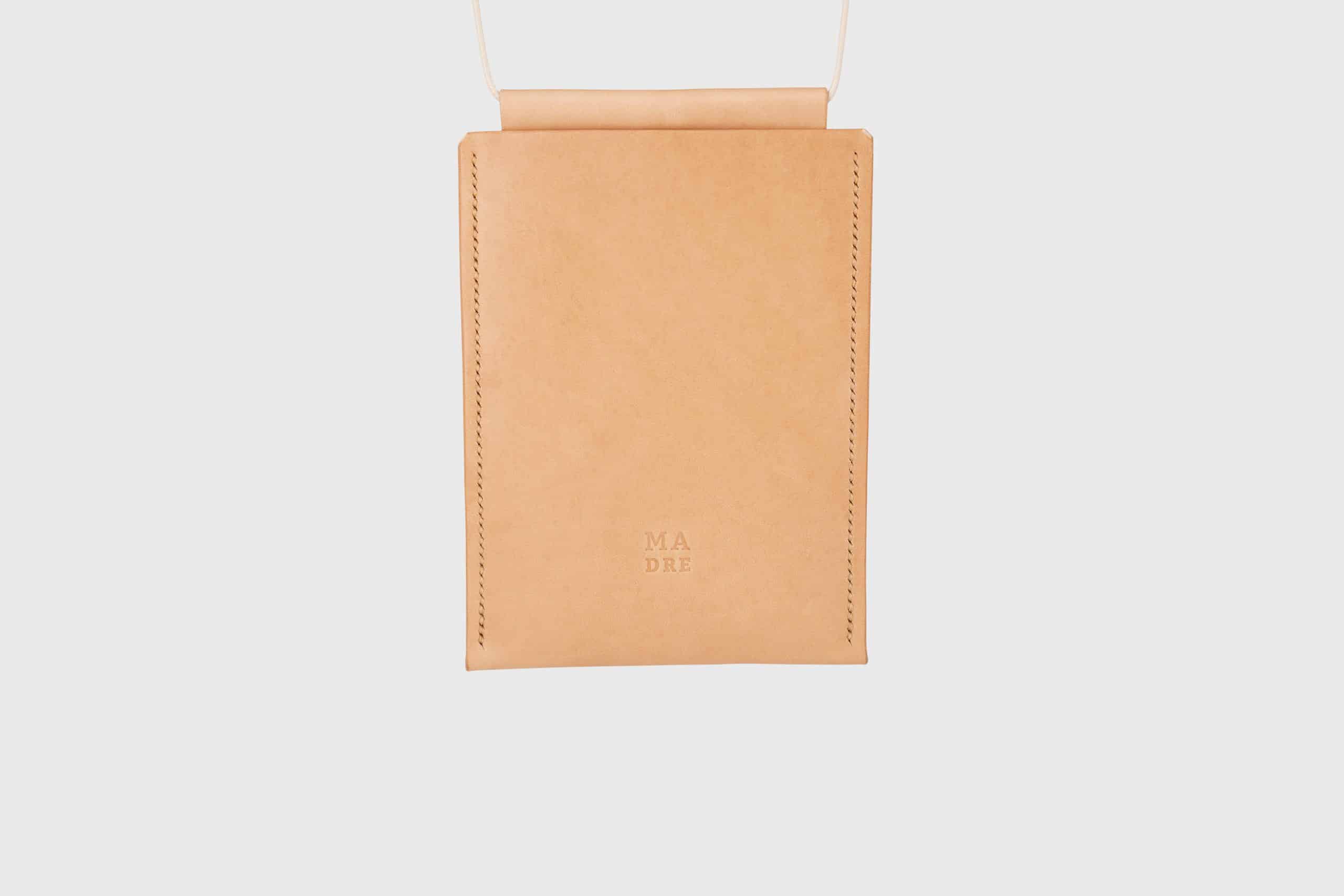 Leather neck online pouch